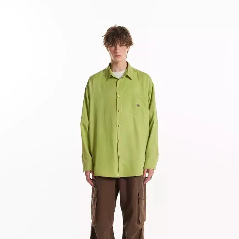 New Fashion 100% Lyocell Fabric Shirt For Men Women High Quality Casual Long Sleeve Loose Shirts Oversized Hip Hop Streetwears
New Fashion 100% Lyocell Fabric Shirt For Men Women High Quality Casual Long Sleeve Loose Shirts Oversized Hip Hop Streetwears