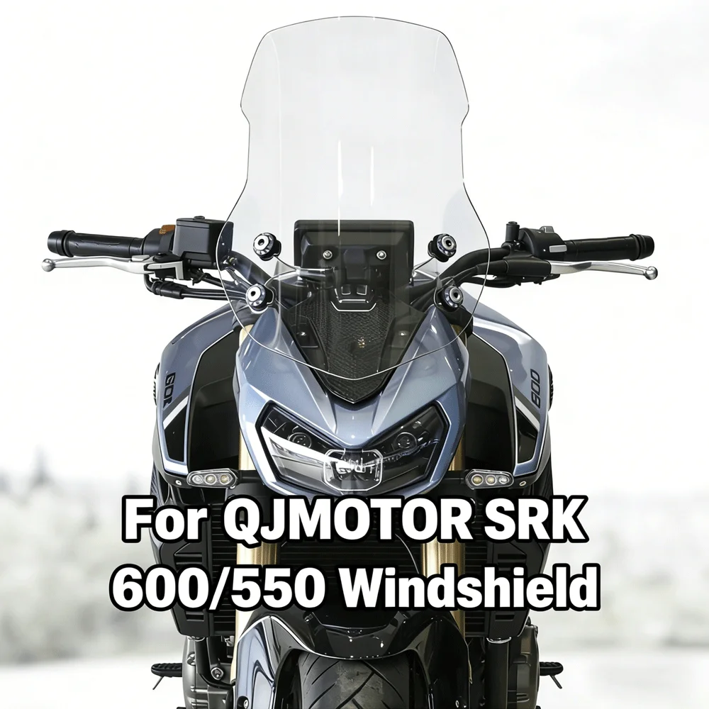 For QJMOTOR SRK 600/550 Motorcycle Windshield Wind Front Glass Increased Windshield front Sun Visor Deflector Accessories
For QJMOTOR SRK 600/550 Motorcycle Windshield Wind Front Glass Increased Windshield front Sun Visor Deflector Accessories