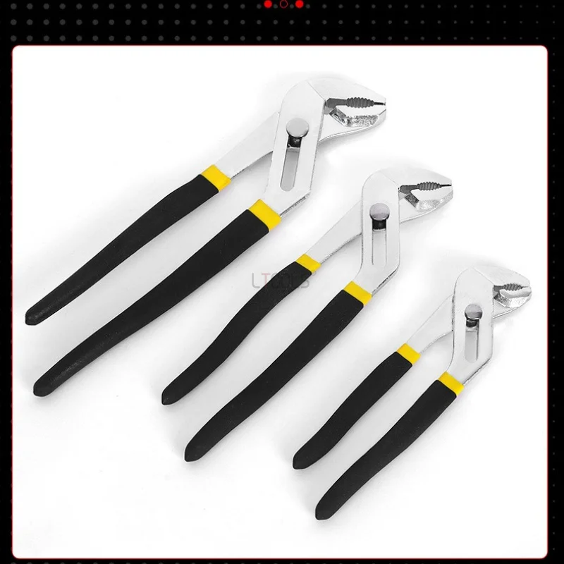 6/8/10inch Multifunctional Quick Adjust Water Pump Pliers Large Opening Universal Plumbing Wrench Bathroom Pipe Repair Hand Tool
6/8/10inch Multifunctional Quick Adjust Water Pump Pliers Large Opening Universal Plumbing Wrench Bathroom Pipe Repair Hand Tool