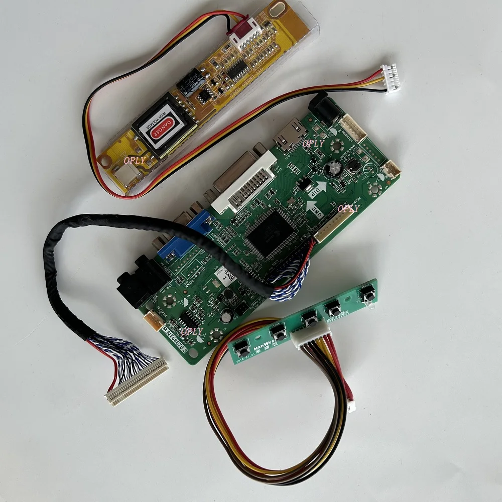 M.NT68676 HDMI-compatible VGA DVI Controller board for LTN170U1-L01 LTN170U1-L02 1920X1200 LCD panel screen 17" monitor DIY
M.NT68676 HDMI-compatible VGA DVI Controller board for LTN170U1-L01 LTN170U1-L02 1920X1200 LCD panel screen 17" monitor DIY