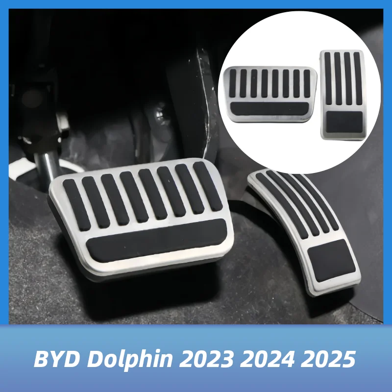 AT Car Brake Fuel Gas Accelerator Foot Pedal Cover for Byd Dolphin 2023 2024 2025 Pedal Pad Covers Accessories
AT Car Brake Fuel Gas Accelerator Foot Pedal Cover for Byd Dolphin 2023 2024 2025 Pedal Pad Covers Accessories