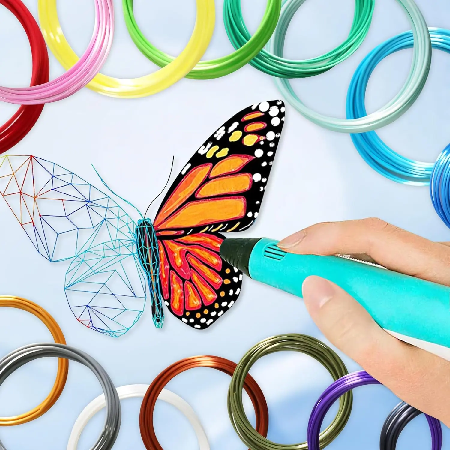 25M PLA PCL 3D Printing Pen Consumables Colored Odorless Safety Plastic Filament Diameter 1.75mm For 3D Printing Pen
25M PLA PCL 3D Printing Pen Consumables Colored Odorless Safety Plastic Filament Diameter 1.75mm For 3D Printing Pen