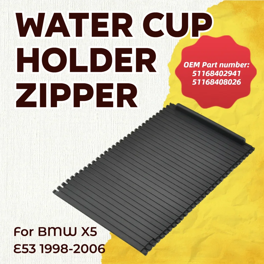 Сменная роллетная шторка-заглушка для подстаканника центральной консоли автомобиля 51168402941 51168408026 для BMW X5 E53 1998-2006
Сменная роллетная шторка-заглушка для подстаканника центральной консоли автомобиля 51168402941 51168408026 для BMW X5 E53 1998-2006