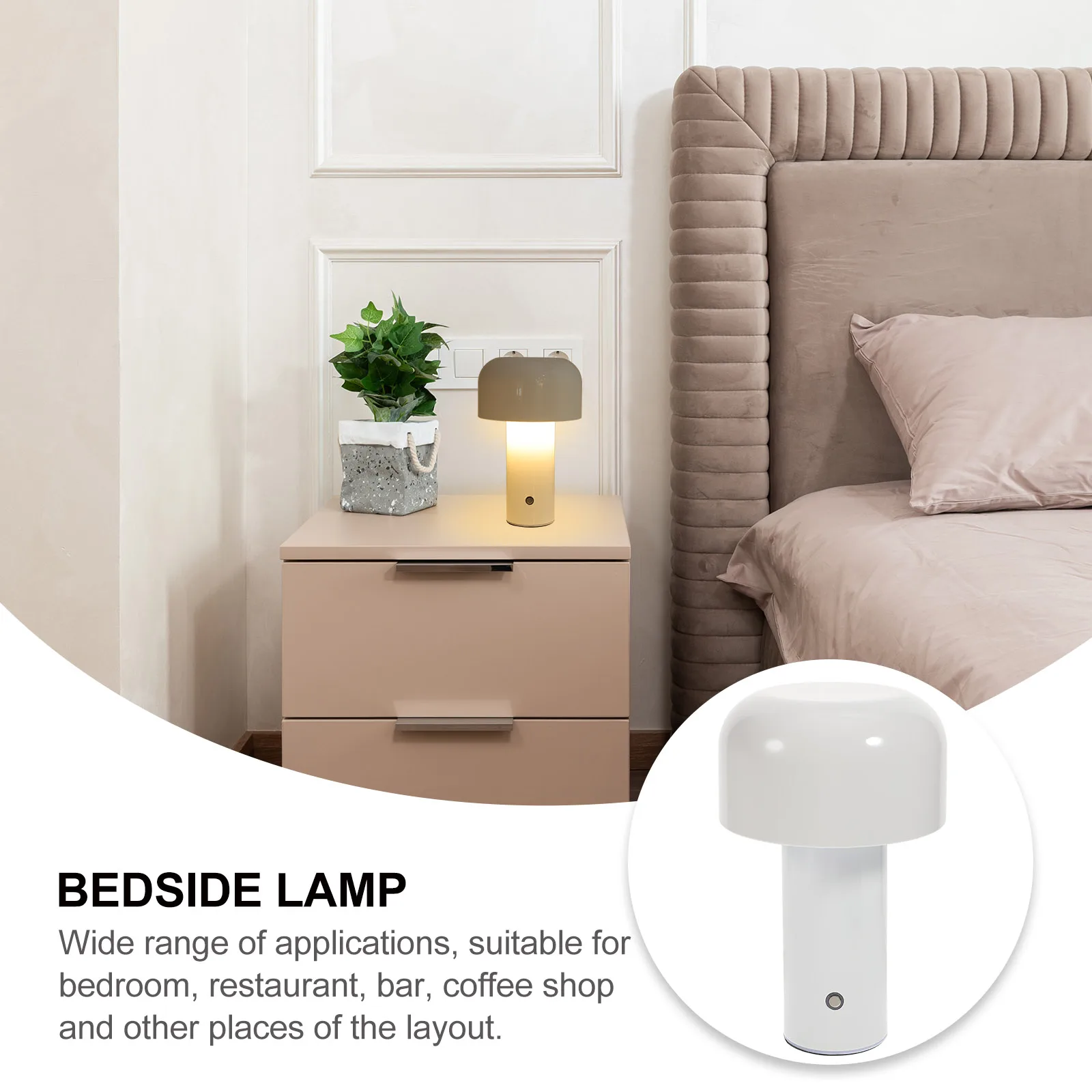 Mushroom Lamp Desk Lamps for Home Office Nightstand Bedside USB Desktop Tabletop Light LED
Mushroom Lamp Desk Lamps for Home Office Nightstand Bedside USB Desktop Tabletop Light LED