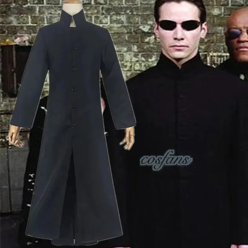 cosplay Matrix custom black cosplay costume neo trench coat Halloween party costumes for men cos play prop accessories
cosplay Matrix custom black cosplay costume neo trench coat Halloween party costumes for men cos play prop accessories