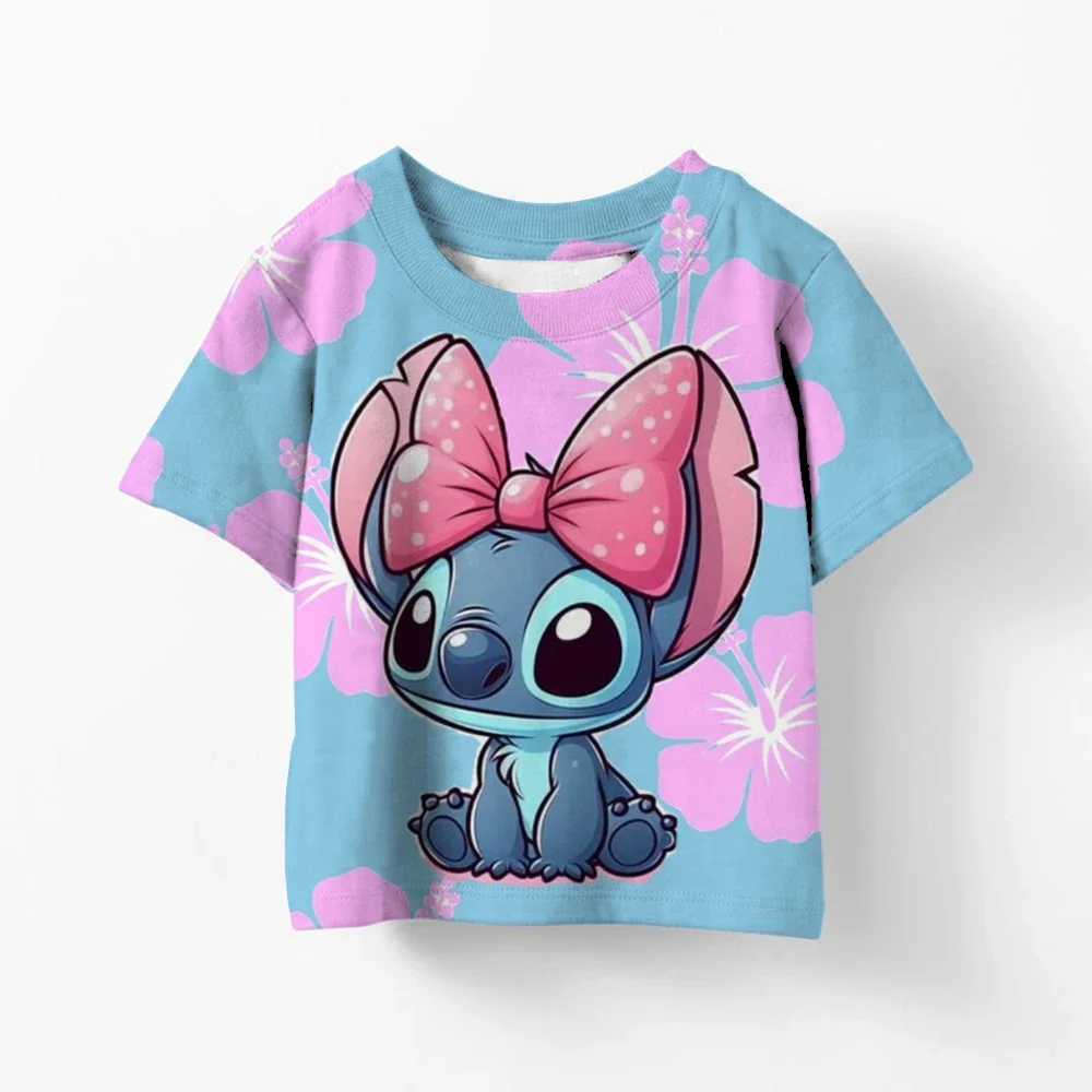 Girls Kawaii Stitch T-shirt Child Girl Clothing Toddler Tees Children Clothes 2025 Summer Short Sleeve Kids Boy Cartoon Tee Tops
Girls Kawaii Stitch T-shirt Child Girl Clothing Toddler Tees Children Clothes 2025 Summer Short Sleeve Kids Boy Cartoon Tee Tops