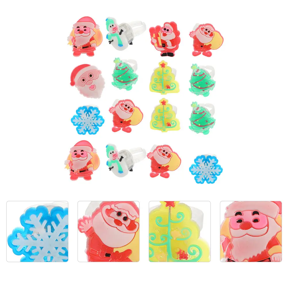 72 Pcs Glitter Soft Rubber Ring Christmas Rings Supplies Shine Adults Luminous Toys Snowflake Plastic
72 Pcs Glitter Soft Rubber Ring Christmas Rings Supplies Shine Adults Luminous Toys Snowflake Plastic