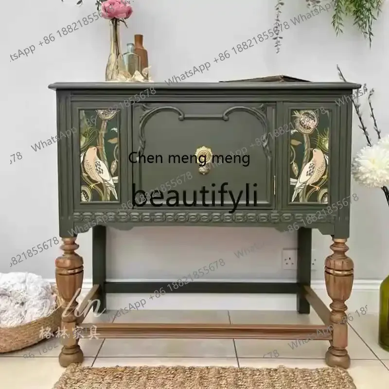 French retro solid wood porch storage cabinet living room storage cabinet/decorative cabinet6220
French retro solid wood porch storage cabinet living room storage cabinet/decorative cabinet6220