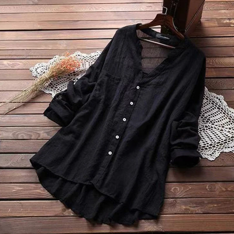 plus Size Loose Casual Breathable Cotton Linen Long Sleeve Women's Shirt Slimming Effect Korean Style Summer Thinming Top
plus Size Loose Casual Breathable Cotton Linen Long Sleeve Women's Shirt Slimming Effect Korean Style Summer Thinming Top