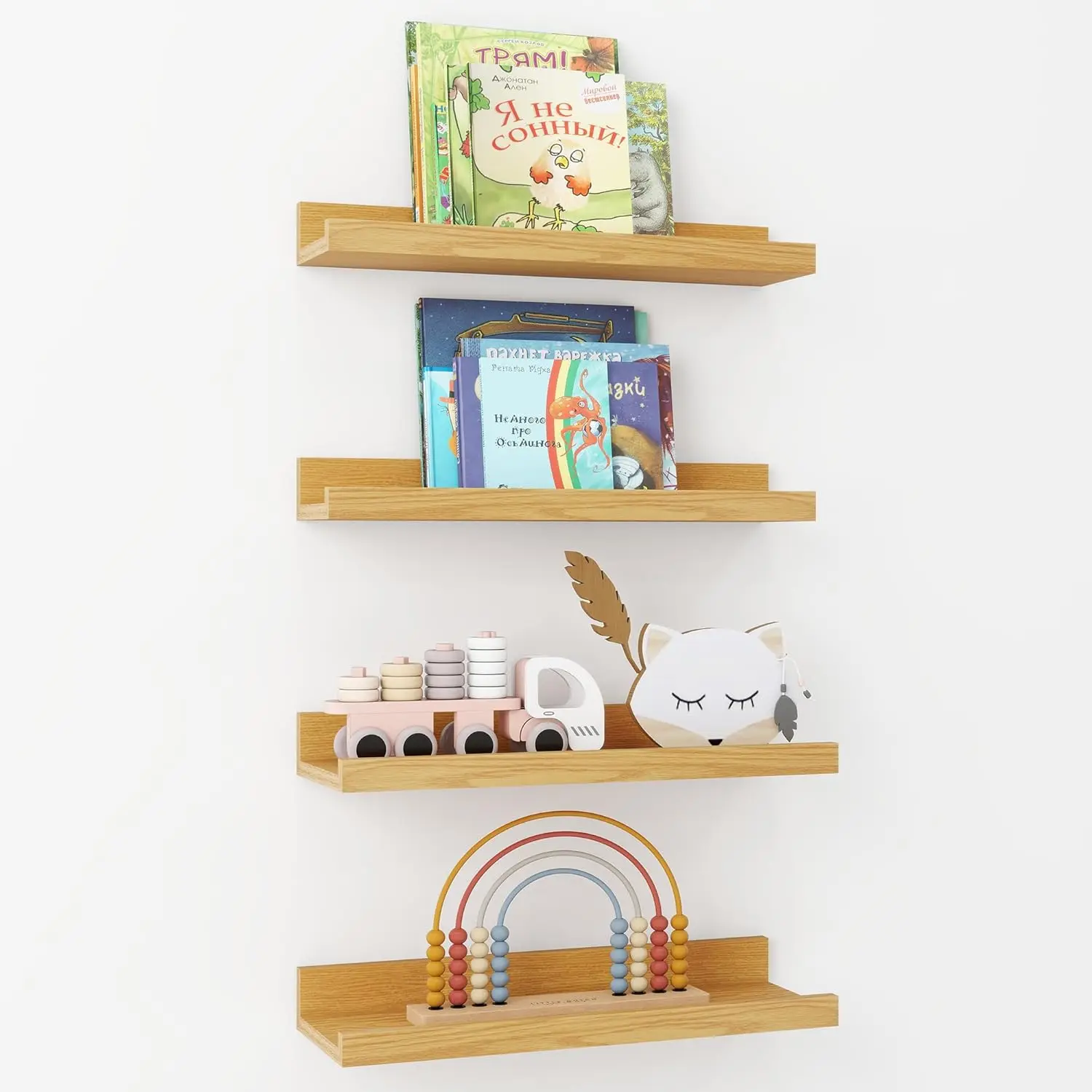 Picture Ledge Shelf | 16 Inch Oak Floating Shelves Set of 4 | Rustic Wood Wall Shelves with Lip | 16" Picture Shelves f
Picture Ledge Shelf | 16 Inch Oak Floating Shelves Set of 4 | Rustic Wood Wall Shelves with Lip | 16" Picture Shelves f