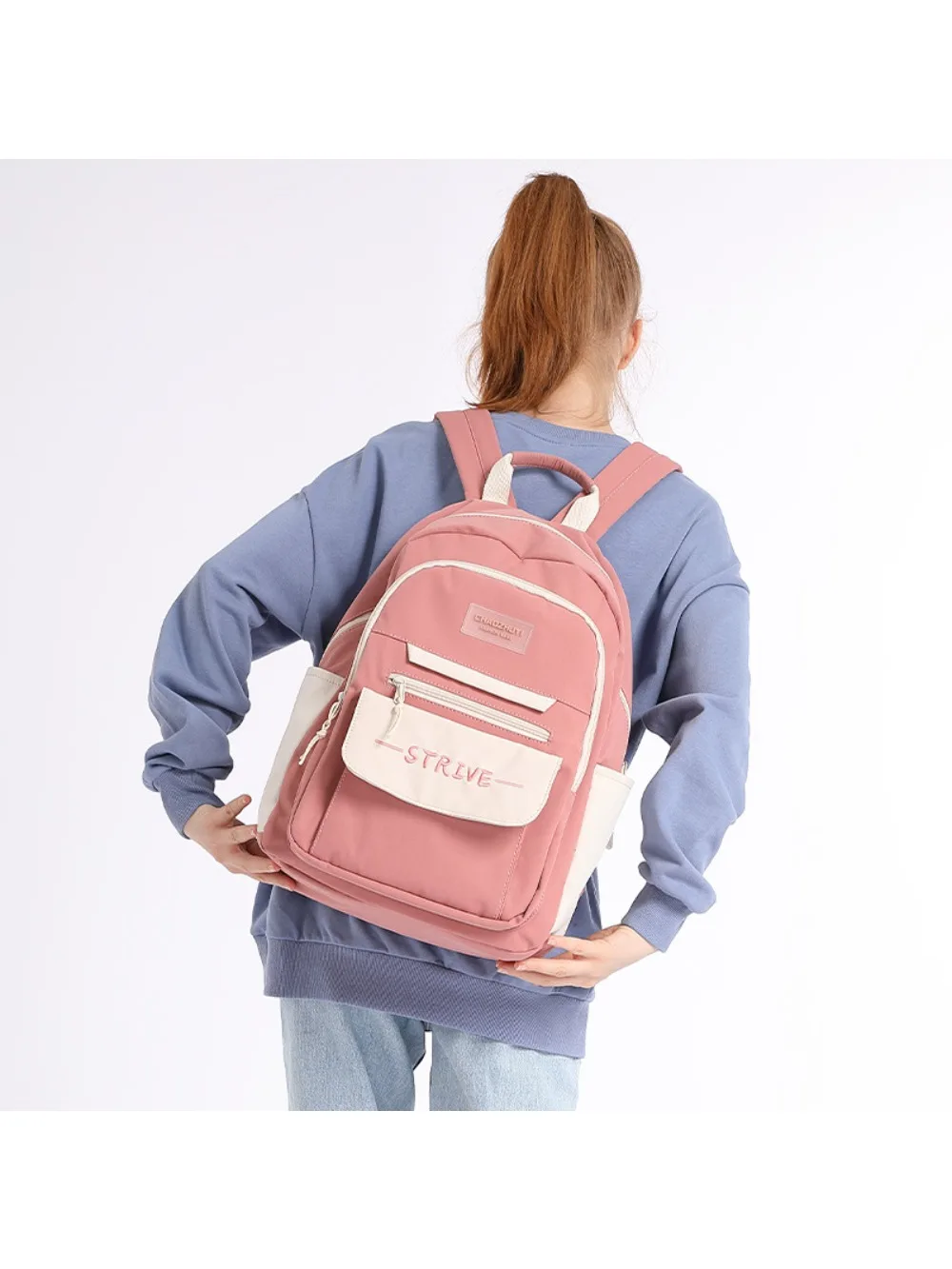 Schoolgirl Large Capacity Shoulder Fashion Style Simple School Bag Lightweight Multifunctional Student Backpack
Schoolgirl Large Capacity Shoulder Fashion Style Simple School Bag Lightweight Multifunctional Student Backpack
