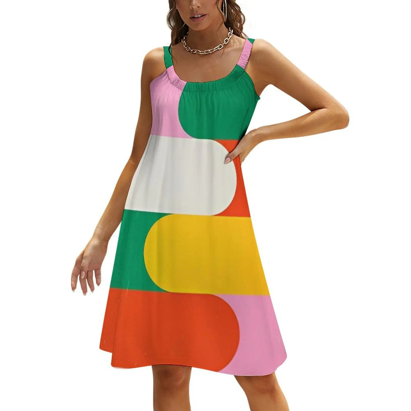 Bauhaus exhibition 1923 Beach Sling Skirt clothes for women summer dress korean women Women's summer suit
Bauhaus exhibition 1923 Beach Sling Skirt clothes for women summer dress korean women Women's summer suit