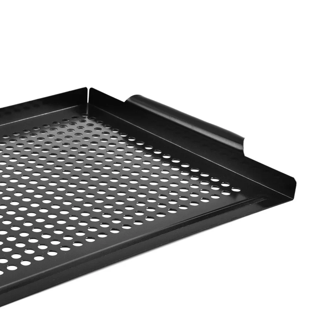Carbon Steel Nonstick Grill Pan 40.5x29x2cm Perforated Vegetable Basket For Outdoor BBQ Camping Cooking Rack
Carbon Steel Nonstick Grill Pan 40.5x29x2cm Perforated Vegetable Basket For Outdoor BBQ Camping Cooking Rack