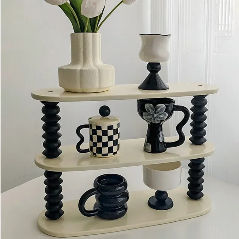 Vintage Wooden Cup Holder Organizer Chic Desktop Storage Rack multi-layers Cups Display Stand Two Colors High Qaulity
Vintage Wooden Cup Holder Organizer Chic Desktop Storage Rack multi-layers Cups Display Stand Two Colors High Qaulity