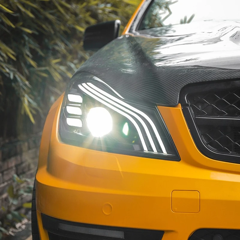 Пара подходит для 11-14 Mercedes-Benz C-Class W204, фара в сборе, модифицированная трехстворчатая светодиодная линза C180 Maybach
Пара подходит для 11-14 Mercedes-Benz C-Class W204, фара в сборе, модифицированная трехстворчатая светодиодная линза C180 Maybach