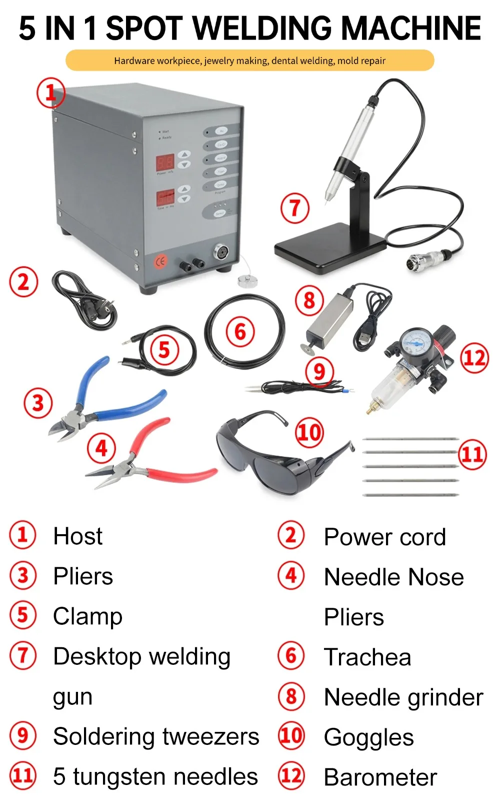 Hot 220V Stainless Steel Spot Welding Machine Automatic Numerical Control Touch Pulse Argon Arc Welder for Soldering Jewelry
Hot 220V Stainless Steel Spot Welding Machine Automatic Numerical Control Touch Pulse Argon Arc Welder for Soldering Jewelry