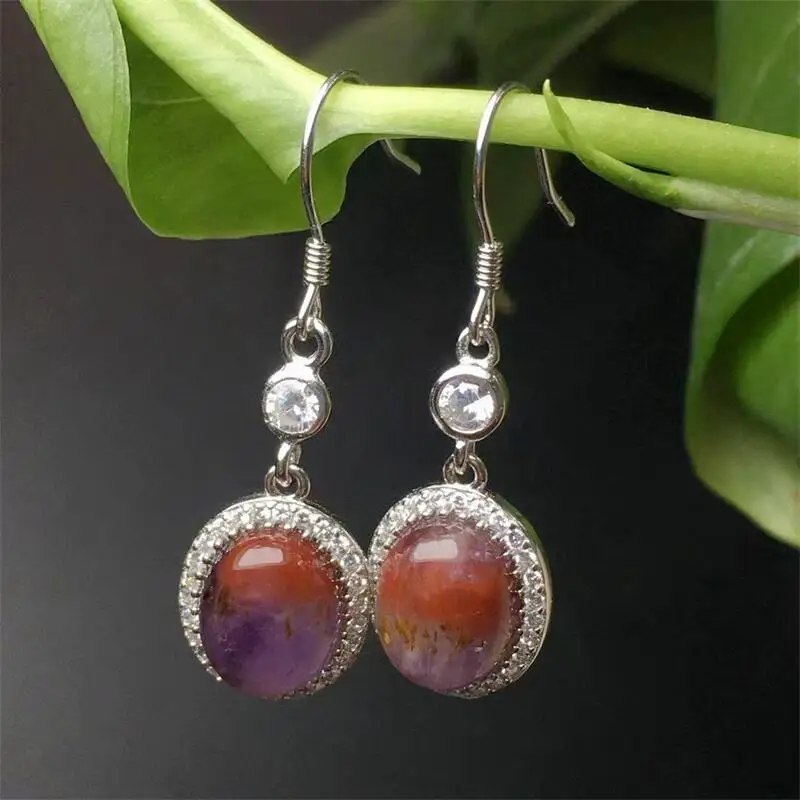 S925 Natural Auralite 23 Ear Hook Earring Healing Gemstone Reiki Fashion Jewelry Accessories Gift 1pair 8X10MM
S925 Natural Auralite 23 Ear Hook Earring Healing Gemstone Reiki Fashion Jewelry Accessories Gift 1pair 8X10MM