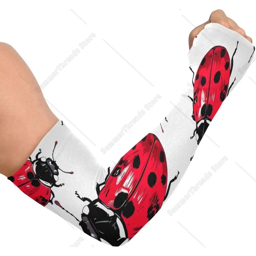 Red Ladybug Arm Sleeves Women & Men with Thumb Hole UV Sun Protection Cooling Sleeves for Gardening
Red Ladybug Arm Sleeves Women & Men with Thumb Hole UV Sun Protection Cooling Sleeves for Gardening