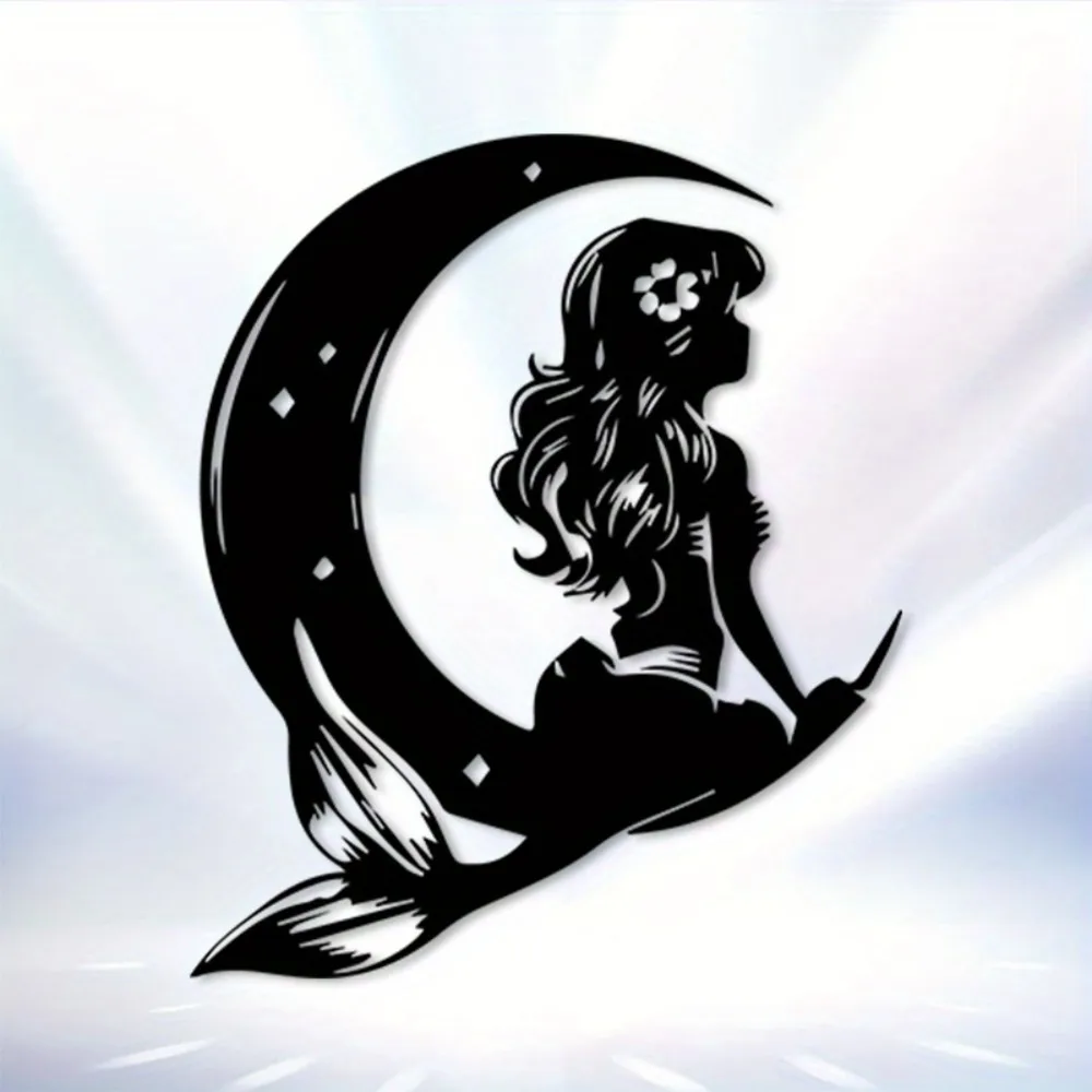 Adorable Mermaid Metal Wall Art, Charming Ocean Theme Decor for Beach House, Guest Room, Corrosion-Resistant Gift
Adorable Mermaid Metal Wall Art, Charming Ocean Theme Decor for Beach House, Guest Room, Corrosion-Resistant Gift