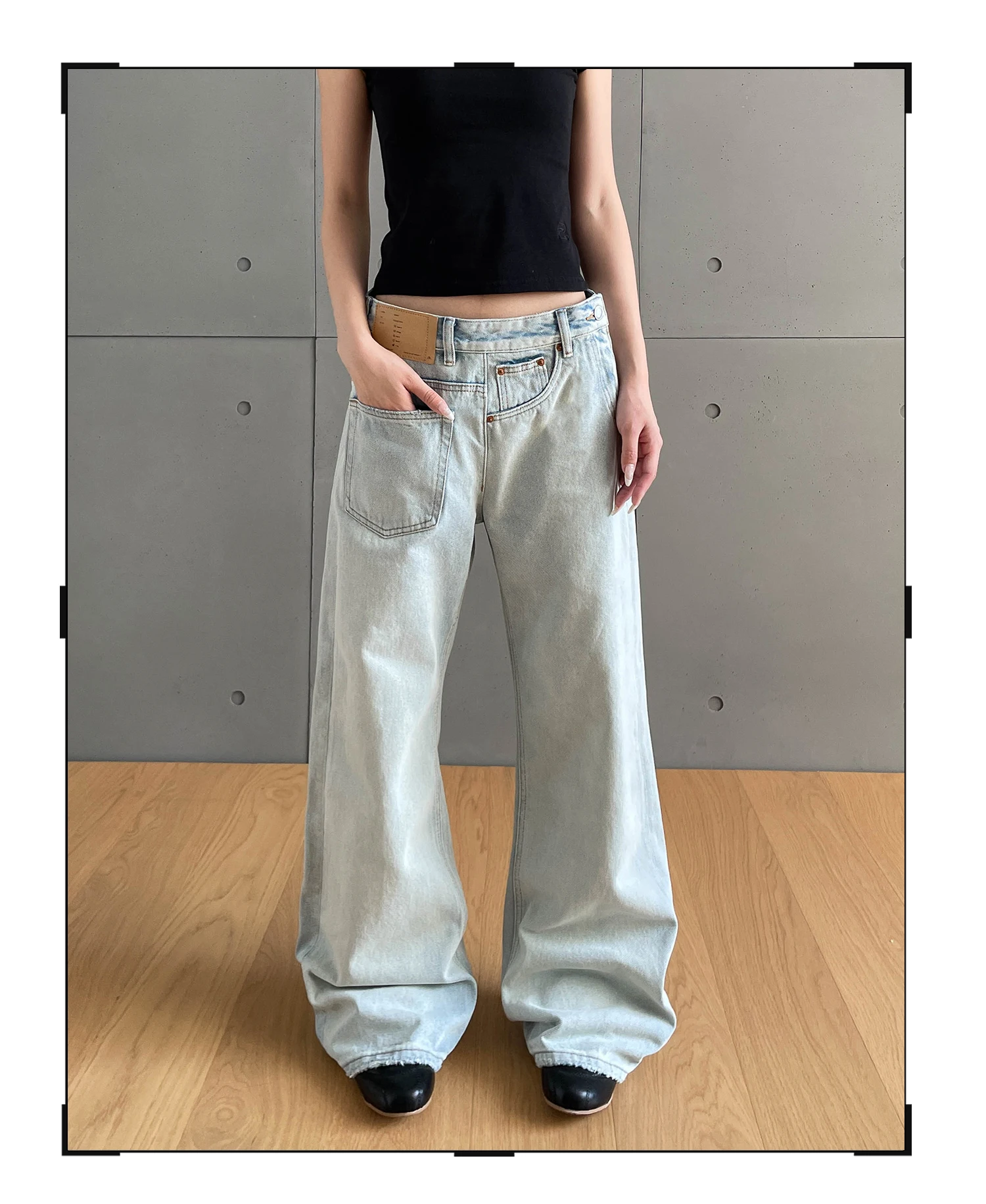 Женские голубые джинсы, уличные американские ретро стиральные и антикварные джинсы с низкой талией, тонкие и универсальные модные брюки
Женские голубые джинсы, уличные американские ретро стиральные и антикварные джинсы с низкой талией, тонкие и универсальные модные брюки