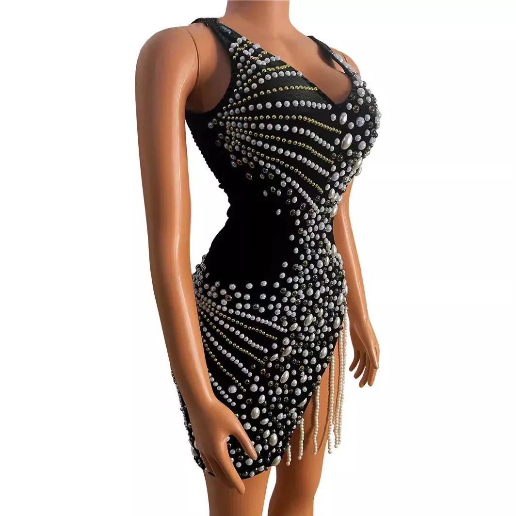Crystal Black High Quality Prom Dress Sexy Fashion Ladies Wear Birthday Party
Crystal Black High Quality Prom Dress Sexy Fashion Ladies Wear Birthday Party