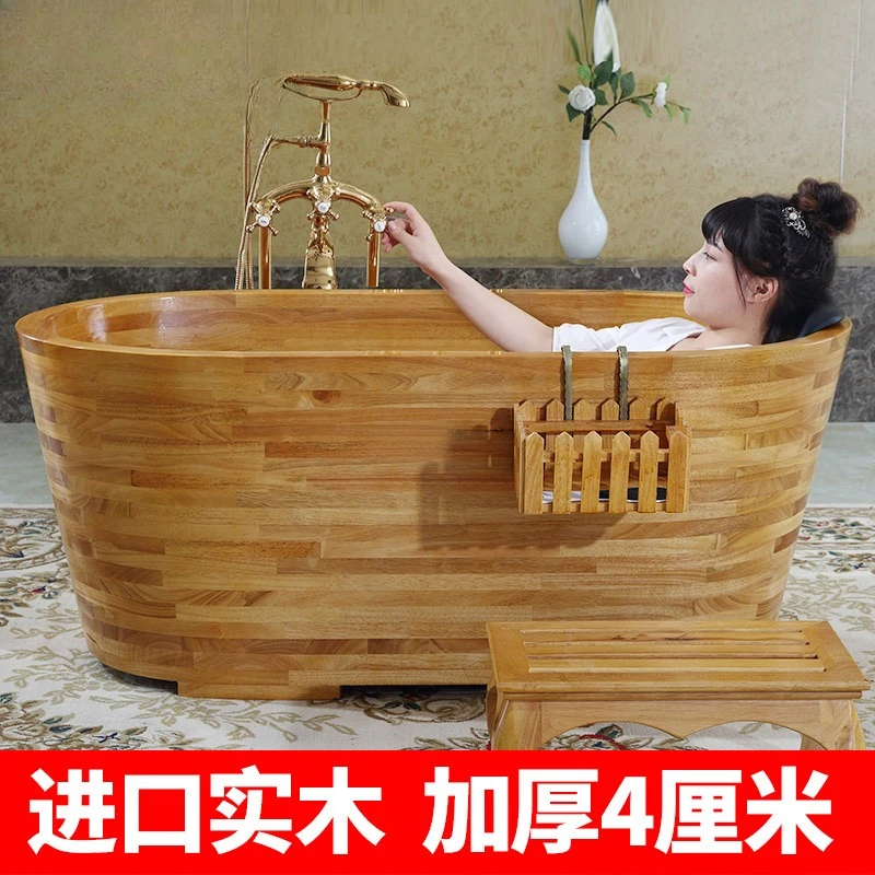 Wooden Bathtub Bath Wooden Bucket Solid Wood Japanese Bath Bucket Thickened
Wooden Bathtub Bath Wooden Bucket Solid Wood Japanese Bath Bucket Thickened
