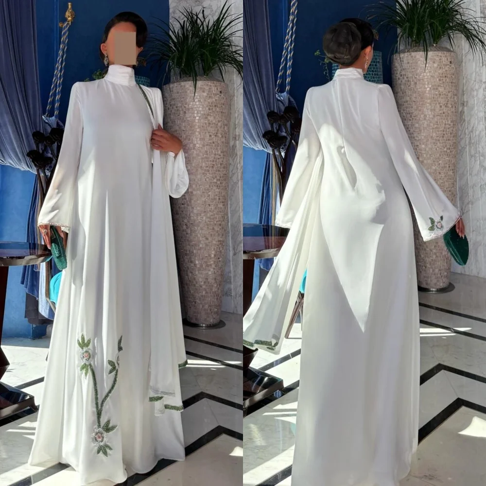 Customized Matching Pleat Pattern A-line High Collar Long Dresses Bespoke Occasion Prom Sizes Available Formal
Customized Matching Pleat Pattern A-line High Collar Long Dresses Bespoke Occasion Prom Sizes Available Formal