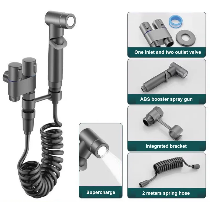 Handheld Toilet Bidet Sprayer Bidet Faucet Shower Head Hygienic Shower Toilet Faucets Double Outlet Bidet Toilet Accessories
Handheld Toilet Bidet Sprayer Bidet Faucet Shower Head Hygienic Shower Toilet Faucets Double Outlet Bidet Toilet Accessories