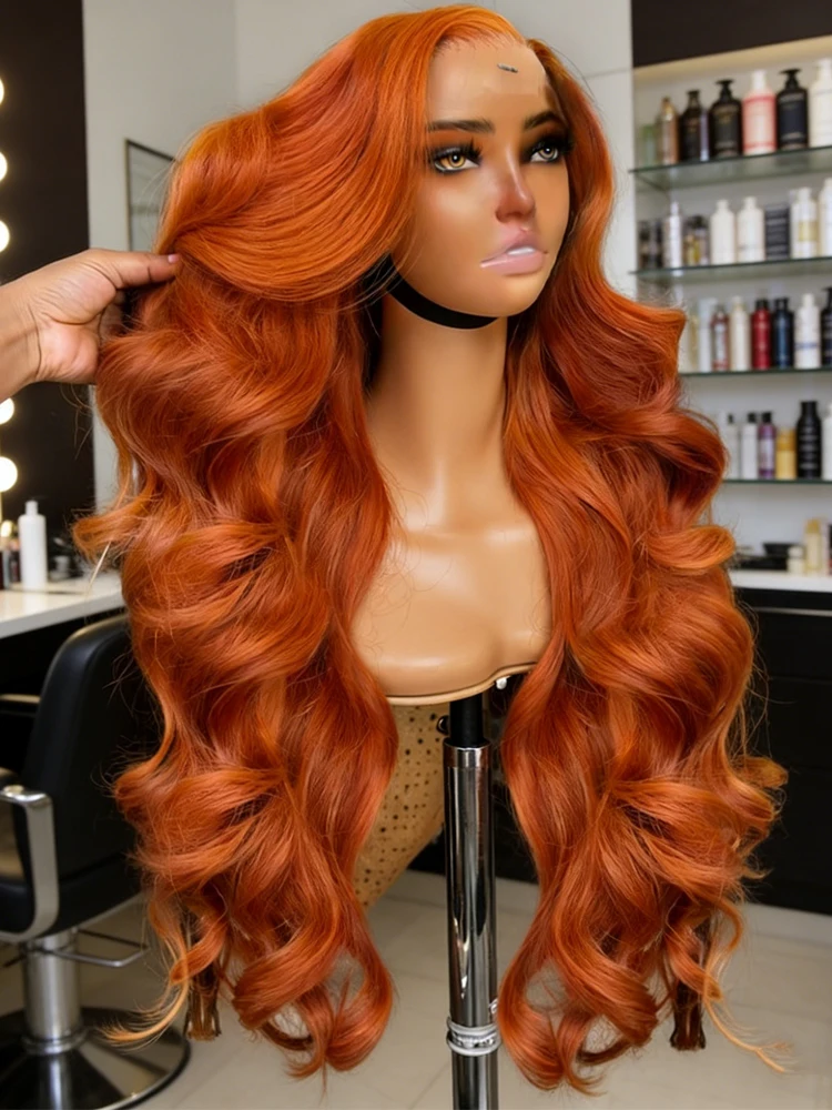 30-34-дюймовые парики из натуральных волос с эффектом Body Wave, 13x4 HD Lace Frontal, имбирно-оранжевые, влажные и волнистые, для женщин
30-34-дюймовые парики из натуральных волос с эффектом Body Wave, 13x4 HD Lace Frontal, имбирно-оранжевые, влажные и волнистые, для женщин