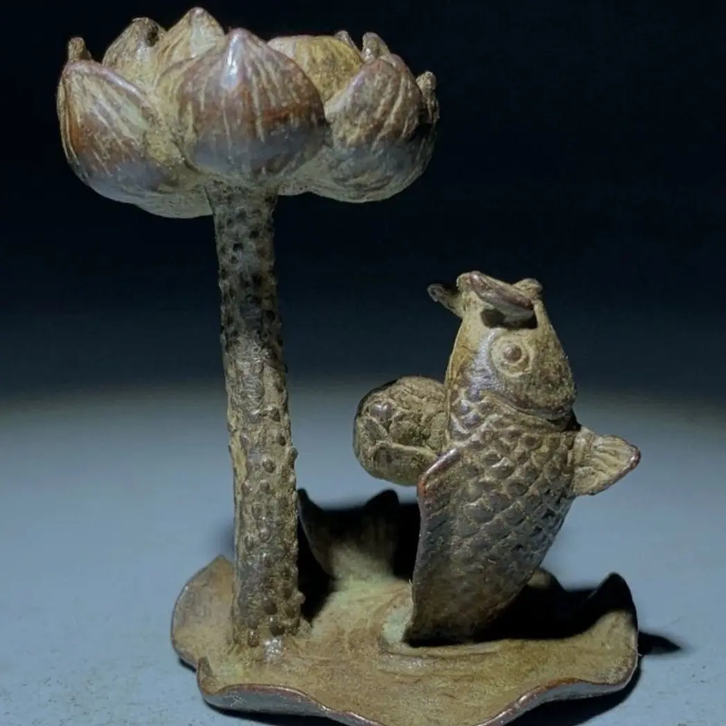 Retro carp lotus backflow incense burner retro home torchnsert tea ceremony decoration ornament bronze statue animal sculpture
Retro carp lotus backflow incense burner retro home torchnsert tea ceremony decoration ornament bronze statue animal sculpture