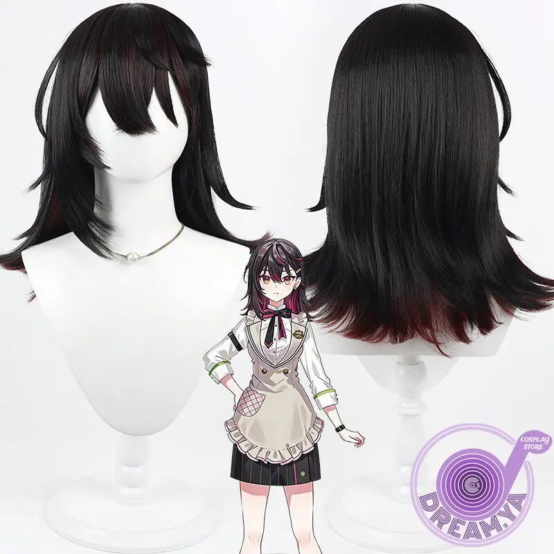 Sakayori Soma Cosplay Wig Vtuber Black Red 30cm Heat Resistant Synthetic Hair Halloween Party Role Play Carnival + Wig Cap
Sakayori Soma Cosplay Wig Vtuber Black Red 30cm Heat Resistant Synthetic Hair Halloween Party Role Play Carnival + Wig Cap