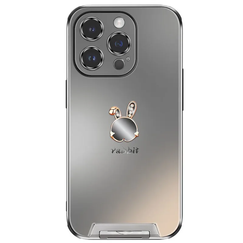 Mobile phone case Silver gray simple rabbit 14Plus silicone 11 all-inclusive anti-drop 12 matte bracket protective cover
Mobile phone case Silver gray simple rabbit 14Plus silicone 11 all-inclusive anti-drop 12 matte bracket protective cover