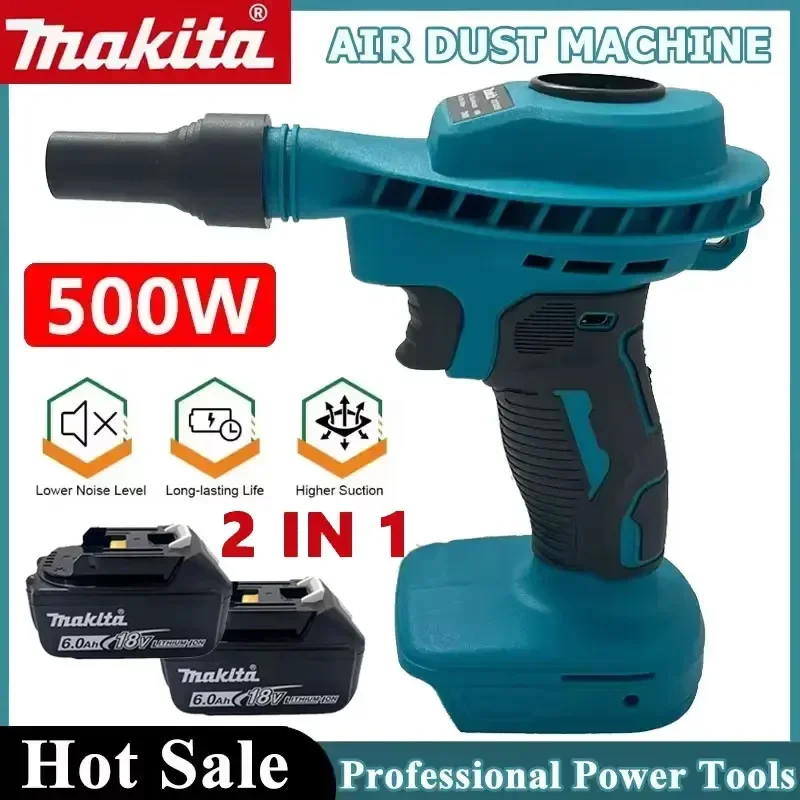 Беспроводной пылесос-воздуходувка Makita 2-в-1 с функцией надувания, для чистки компьютерных клавиатур, на аккумулятор 18В
Беспроводной пылесос-воздуходувка Makita 2-в-1 с функцией надувания, для чистки компьютерных клавиатур, на аккумулятор 18В
