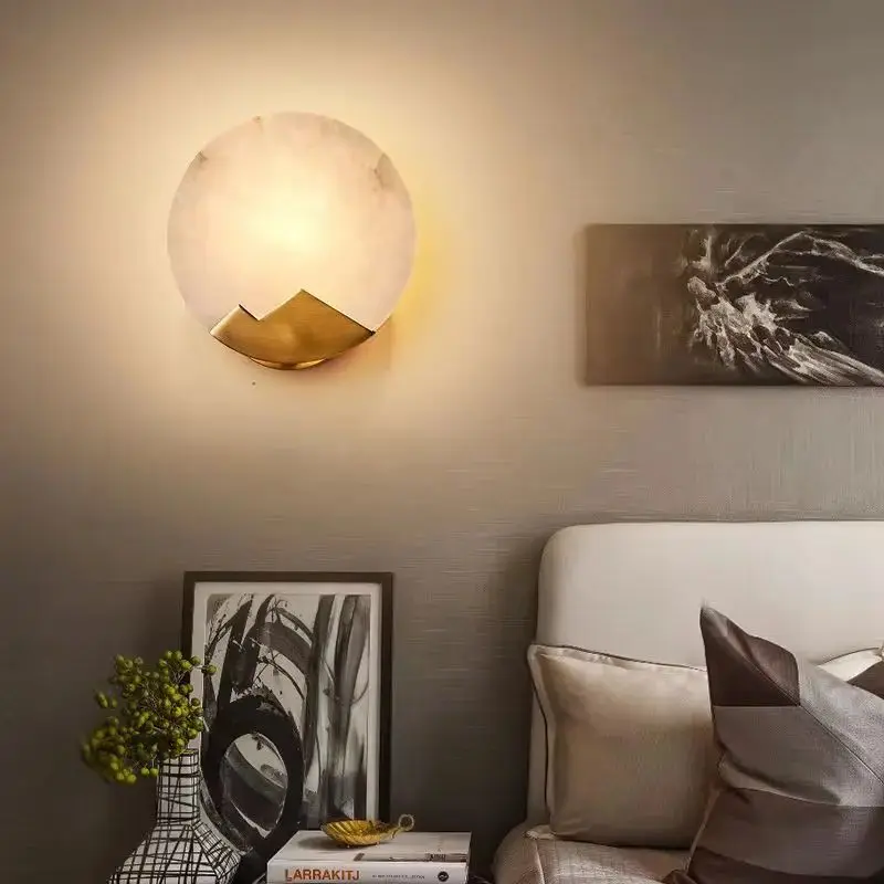 Nordic Led White Marble Apartment Homestay Decoration Wall Light Modern Creative Circular Living Room Bedside Led Sconce Lamp
Nordic Led White Marble Apartment Homestay Decoration Wall Light Modern Creative Circular Living Room Bedside Led Sconce Lamp