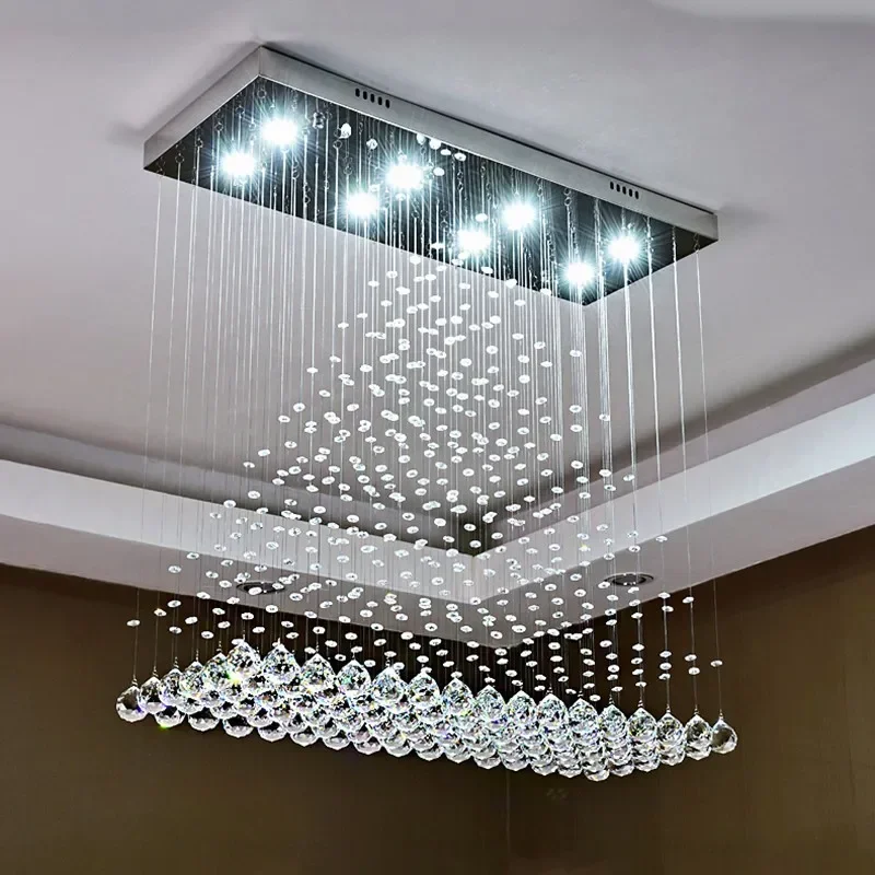 Luxury K9 Crystal LED Chandeliers GU10 Bulbs Dinning Room Indoor Chandelier Light Lamp K9 Suspensions Lamps LED Hotel Fixtures
Luxury K9 Crystal LED Chandeliers GU10 Bulbs Dinning Room Indoor Chandelier Light Lamp K9 Suspensions Lamps LED Hotel Fixtures