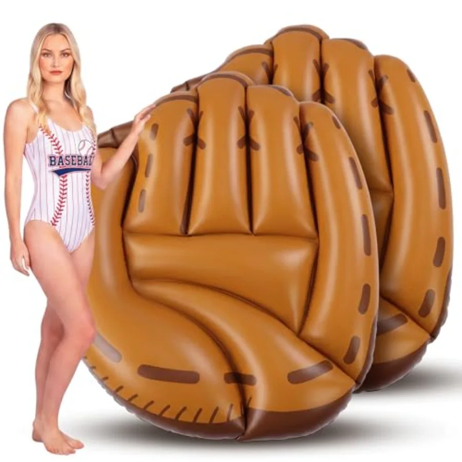 Pool float for adult summer games: inflatable baseball glove, brown PVC, 62-inch giant size, durable and fun for beach, swimmin
Pool float for adult summer games: inflatable baseball glove, brown PVC, 62-inch giant size, durable and fun for beach, swimmin