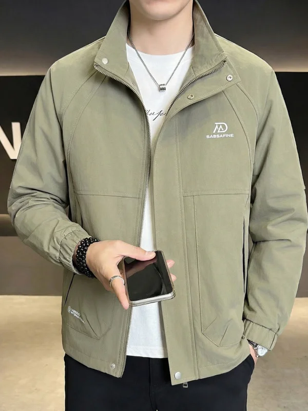 Spring Youth Printed Stand Collar Jaet Casual Long Sve Men's Outerwear Loose Fit Zipper Closure Polyester Fabric
Spring Youth Printed Stand Collar Jaet Casual Long Sve Men's Outerwear Loose Fit Zipper Closure Polyester Fabric