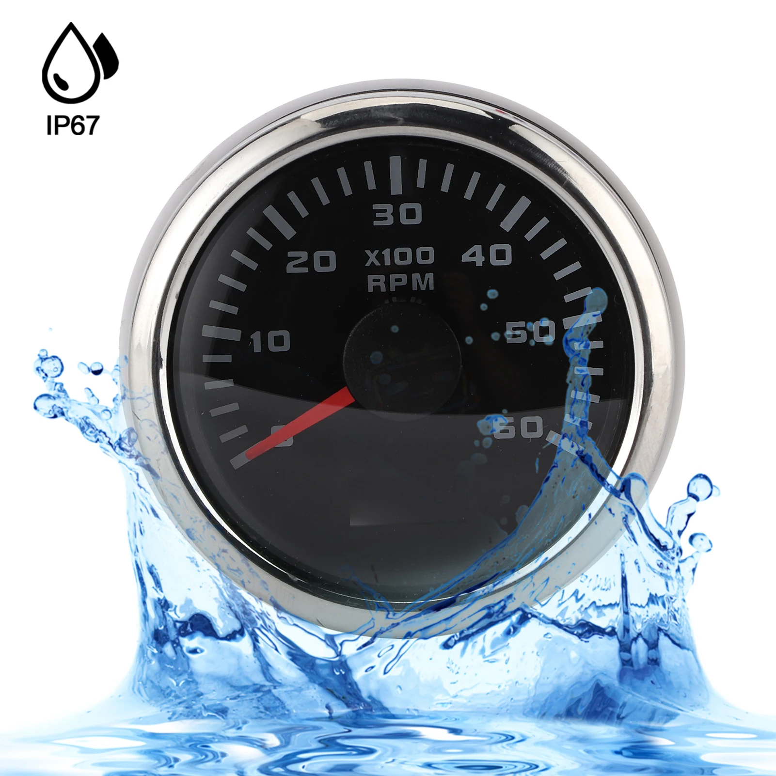 52mm/2in 6000RPM Tachometer LCD for Auto Outboard Engine Construction Machinery Motorcycle LCD Tachometer Tacho Gauge Tachometer
52mm/2in 6000RPM Tachometer LCD for Auto Outboard Engine Construction Machinery Motorcycle LCD Tachometer Tacho Gauge Tachometer
