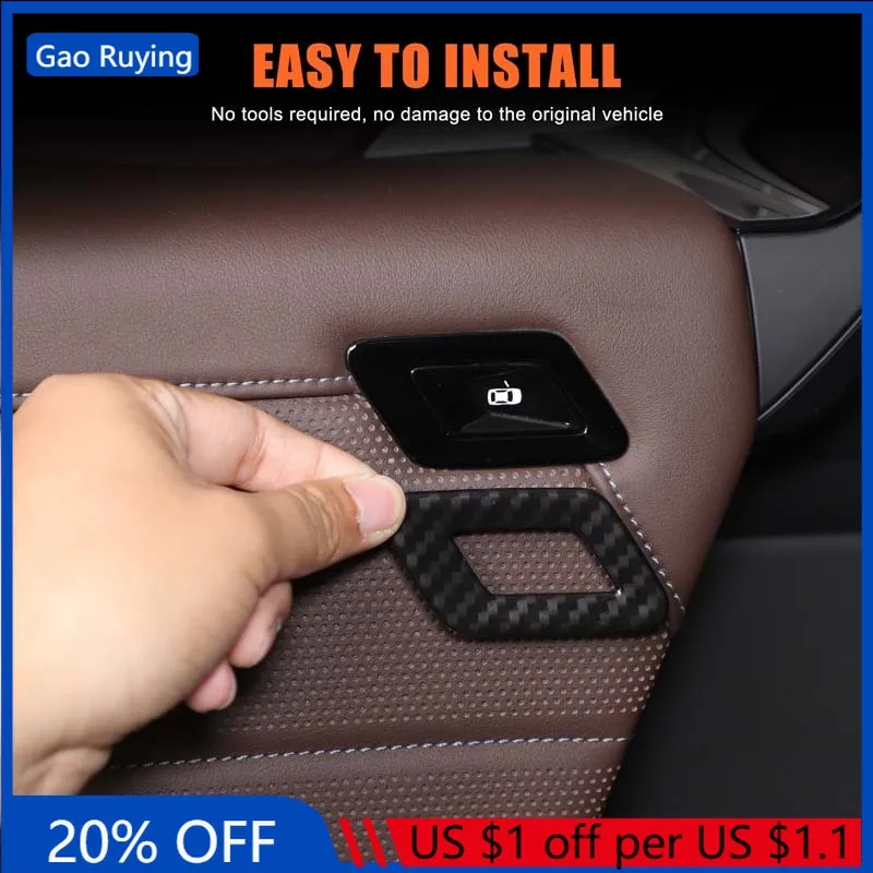 Gao Ruying For BMW 7 Series G70 2023-2025 Car Rear Door Switch Button Frame Cover Trim Stickers Interior Car Accessories 
Gao Ruying For BMW 7 Series G70 2023-2025 Car Rear Door Switch Button Frame Cover Trim Stickers Interior Car Accessories