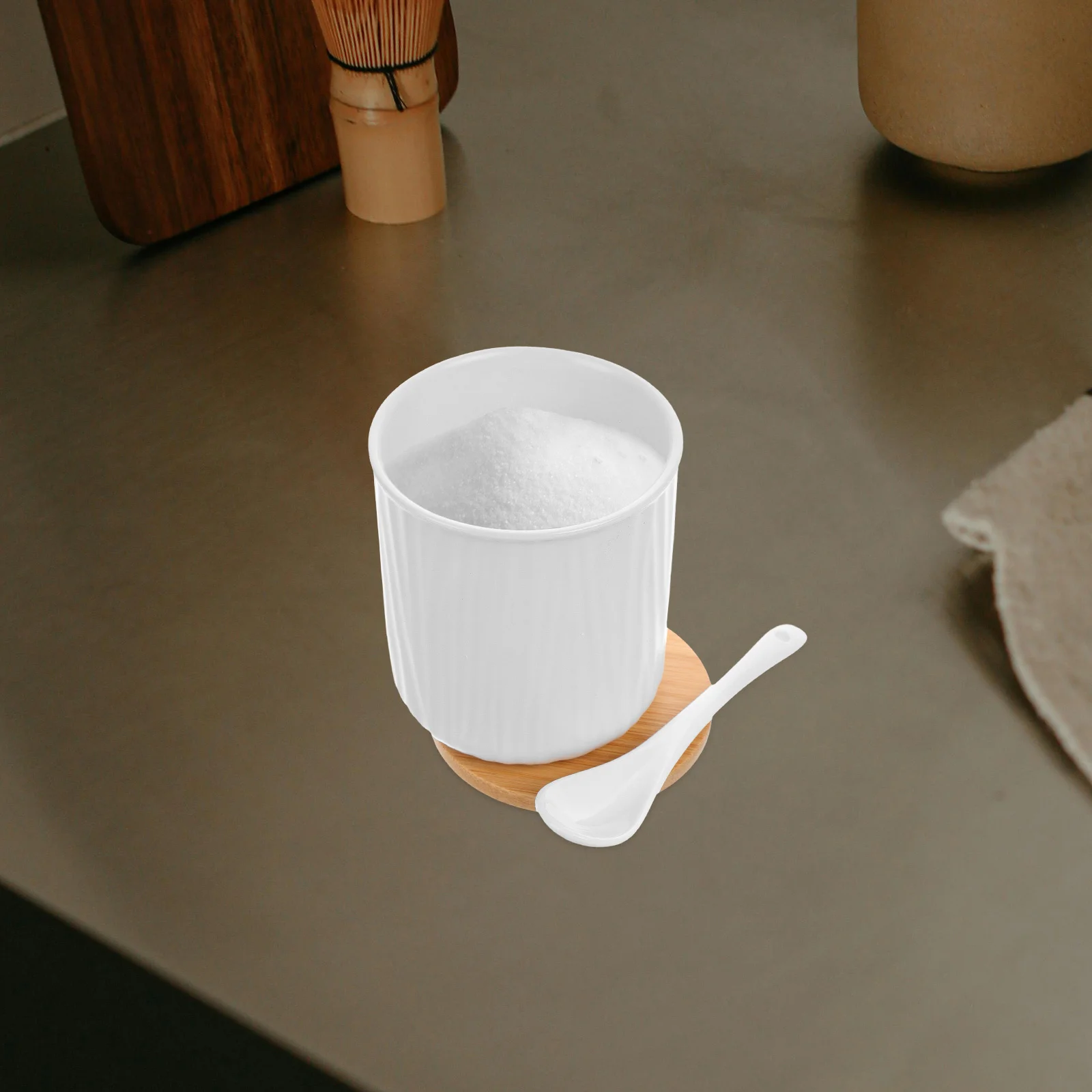 300Ml Ceramic Condiment Container Stylish Salt and Sugar Storage Jar Kitchen Decorative Spice Bowl with Lid and Dispensing Spoon
300Ml Ceramic Condiment Container Stylish Salt and Sugar Storage Jar Kitchen Decorative Spice Bowl with Lid and Dispensing Spoon