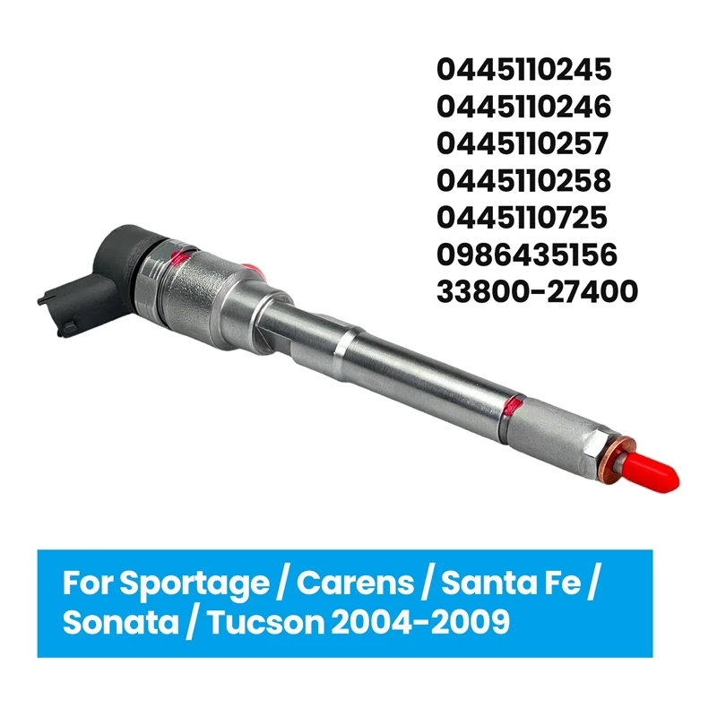 Новая форсунка дизельного топлива Crdi 33800-27400 0445110245 Для Hyundai Kia SANTA FE SONATA TUCSON SPORTAGE CARENS 2004-2009
Новая форсунка дизельного топлива Crdi 33800-27400 0445110245 Для Hyundai Kia SANTA FE SONATA TUCSON SPORTAGE CARENS 2004-2009