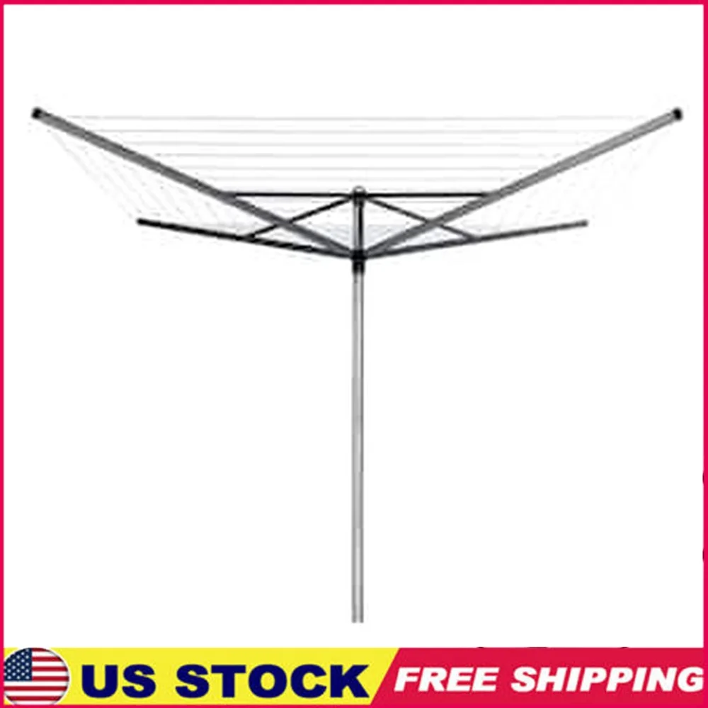 Outdoor Rotary Clothes Drying Rack 164ft Topspinner Metal Ground Spike UV Resistant Laundry Hanger Adjustable Umbrella System
Outdoor Rotary Clothes Drying Rack 164ft Topspinner Metal Ground Spike UV Resistant Laundry Hanger Adjustable Umbrella System