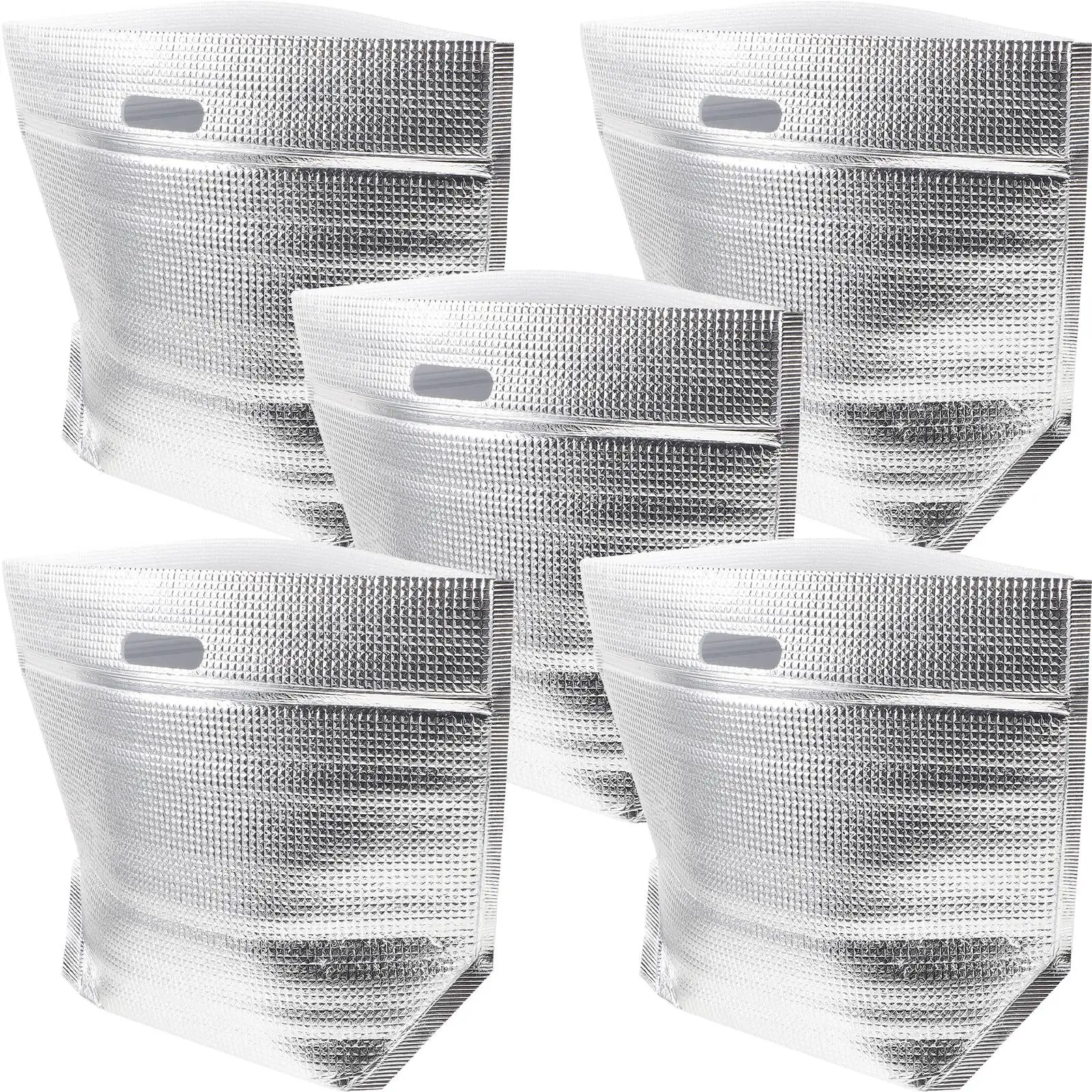 5pcs Insulated Bags for Food BBQ Camping Accessories Thermal Bag Aluminum Foil Lightweight Portable Storage Snacks Drinks Fruits
5pcs Insulated Bags for Food BBQ Camping Accessories Thermal Bag Aluminum Foil Lightweight Portable Storage Snacks Drinks Fruits