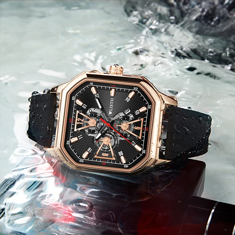 Men Watch Fashion Trend Personality Square Business Sports Large Dial Night Light Waterproof Gentleman's Watch for man
Men Watch Fashion Trend Personality Square Business Sports Large Dial Night Light Waterproof Gentleman's Watch for man