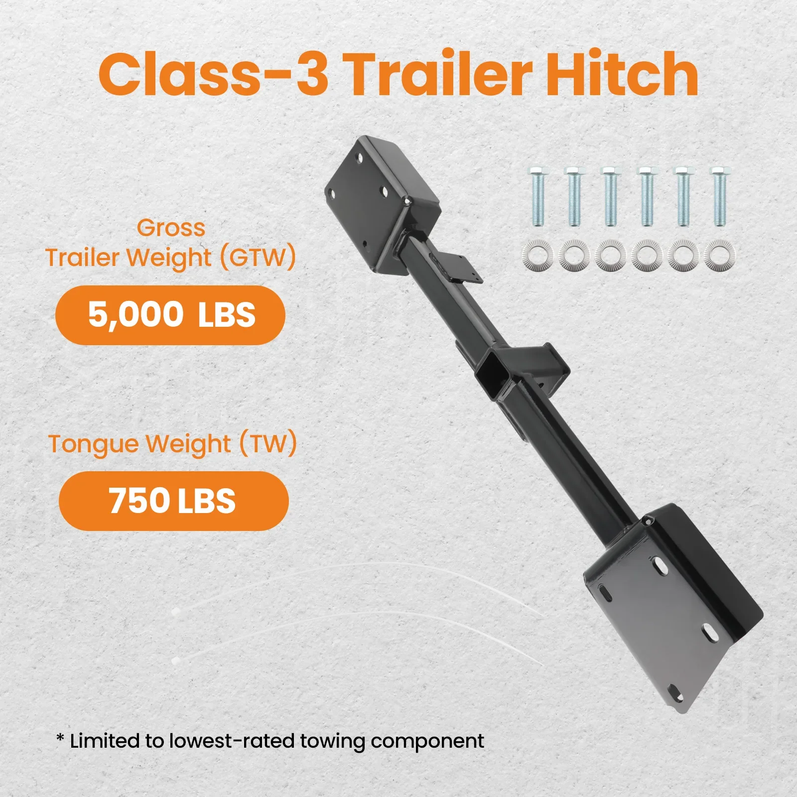 For Subaru Ascent All Styles 2019-2024,1x Rear Trailer Hitch,Towing and Hauling Aid,No Drilling Or Trimming Required,black
For Subaru Ascent All Styles 2019-2024,1x Rear Trailer Hitch,Towing and Hauling Aid,No Drilling Or Trimming Required,black