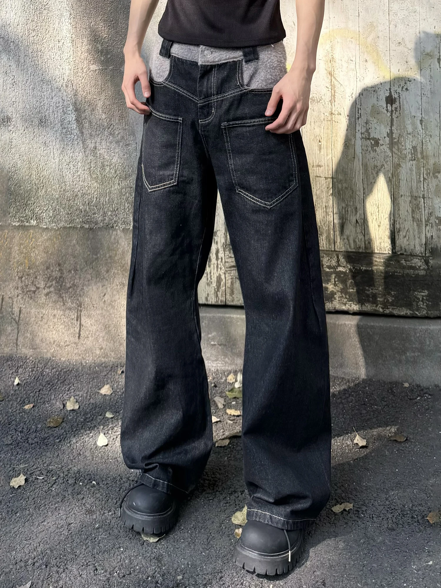 Американские джинсовые меховые лоскутные мужские джинсы оригинального цвета в стиле ретро, гибкие повседневные длинные брюки, прямые брюки, свободный крой, всесезонные
Американские джинсовые меховые лоскутные мужские джинсы оригинального цвета в стиле ретро, гибкие повседневные длинные брюки, прямые брюки, свободный крой, всесезонные