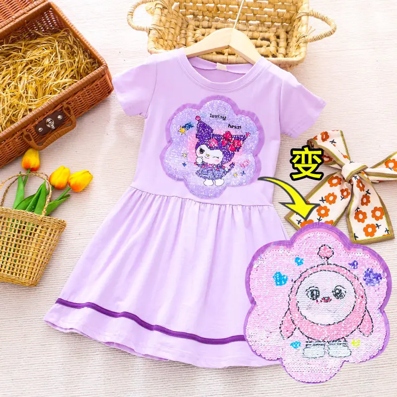 Cinnamoroll My Melody Anime Kawaii Sanrio Ins Fashion Short Sleeve Shirt Skirt Summer Cute Baby Dress Clothes Gifts Toys
Cinnamoroll My Melody Anime Kawaii Sanrio Ins Fashion Short Sleeve Shirt Skirt Summer Cute Baby Dress Clothes Gifts Toys