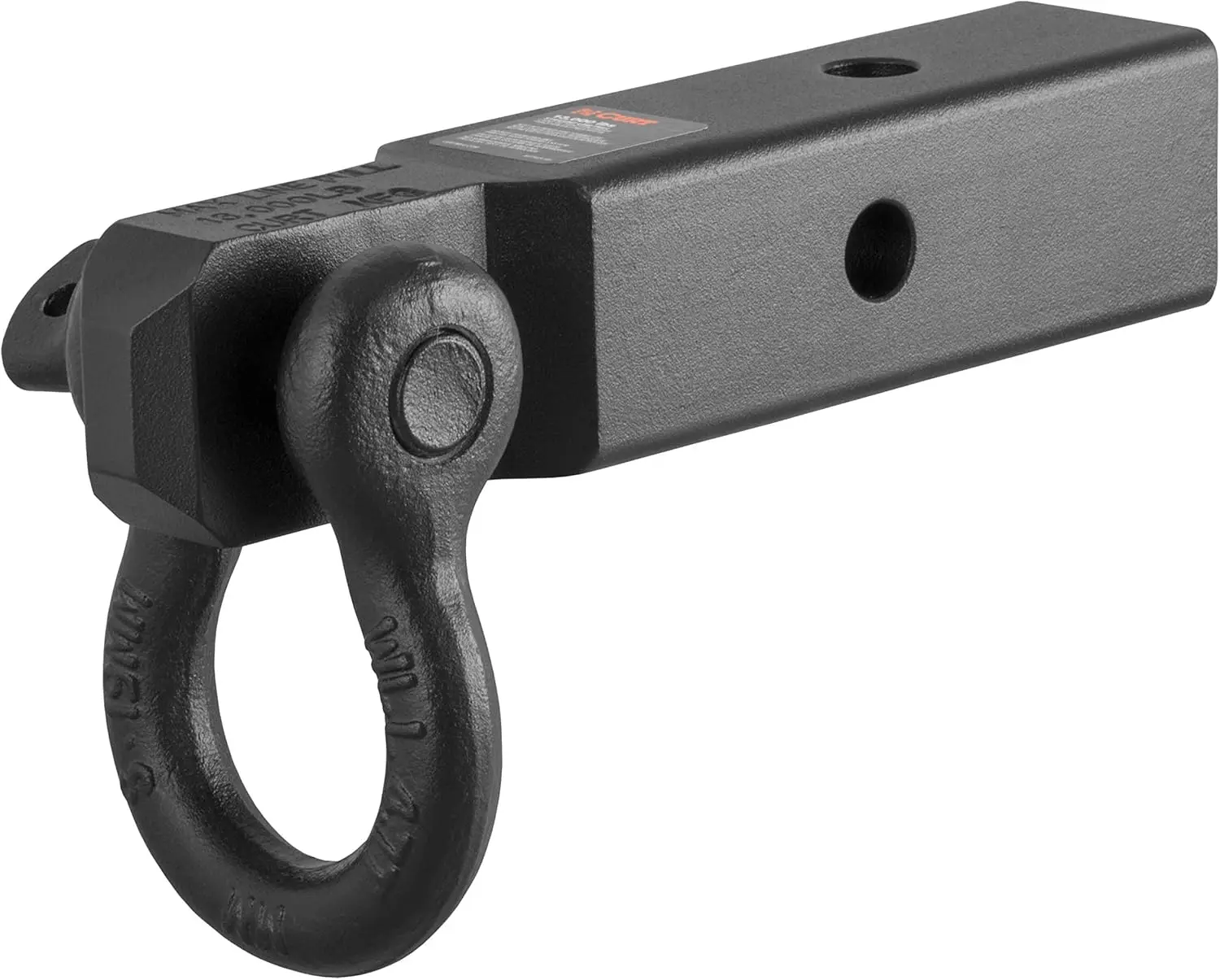 Heavy-Duty D-Ring Shackle Mount for 2-Inch Trailer Hitch, Supports Up to 13,000 lbs - Ideal for Towing and Off-Road Use
Heavy-Duty D-Ring Shackle Mount for 2-Inch Trailer Hitch, Supports Up to 13,000 lbs - Ideal for Towing and Off-Road Use
