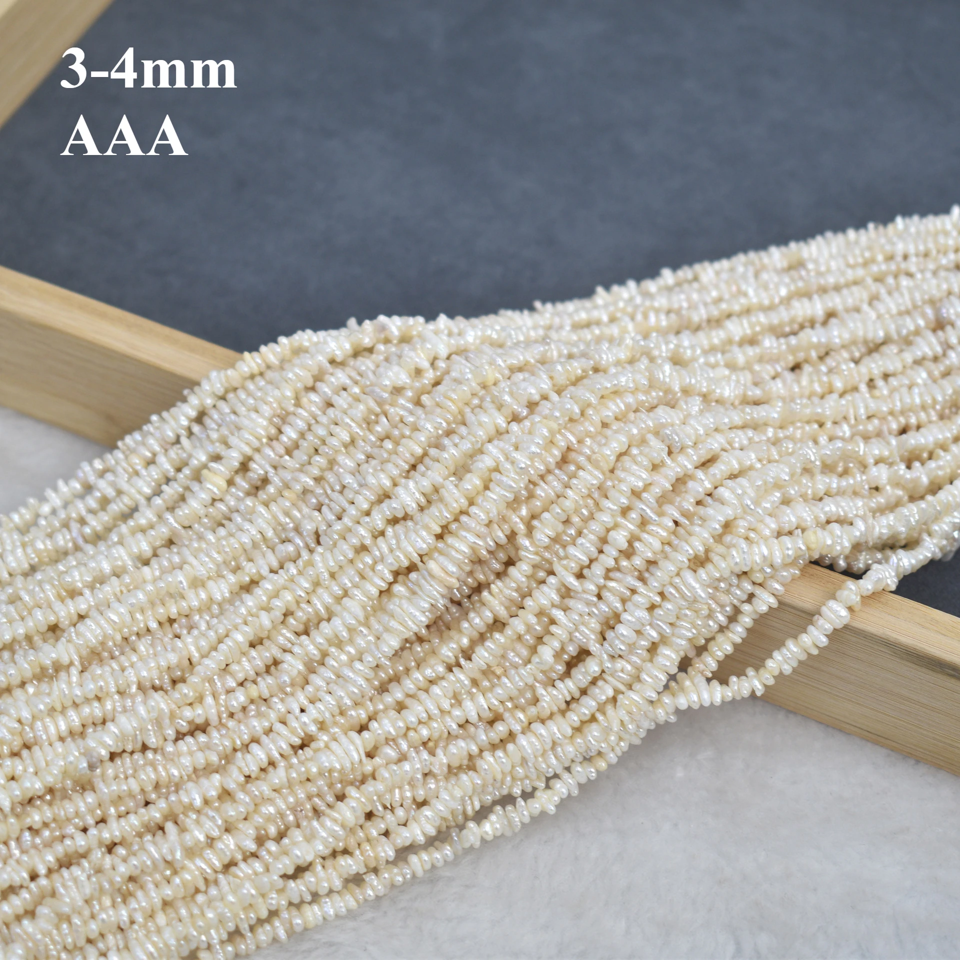 3-4mmAAA Small Natural Freshwater White Pearl Irregular Exquisite Bead Gift Women Jewelry Make DIY Necklace Bracelet Accessories
3-4mmAAA Small Natural Freshwater White Pearl Irregular Exquisite Bead Gift Women Jewelry Make DIY Necklace Bracelet Accessories
