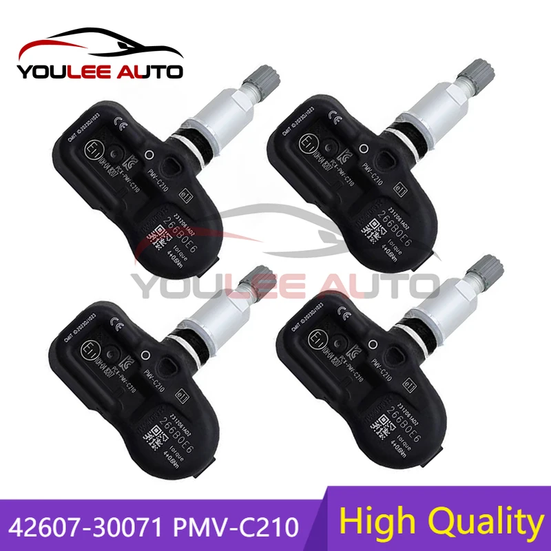 1/4 шт. 42607-30071 4260730071 PMV-C210 433 МГц TPMS Датчик давления в шинах для Toyota Avalon Lexus CT ES GS GX IS LC LS LX NX RC 
1/4 шт. 42607-30071 4260730071 PMV-C210 433 МГц TPMS Датчик давления в шинах для Toyota Avalon Lexus CT ES GS GX IS LC LS LX NX RC